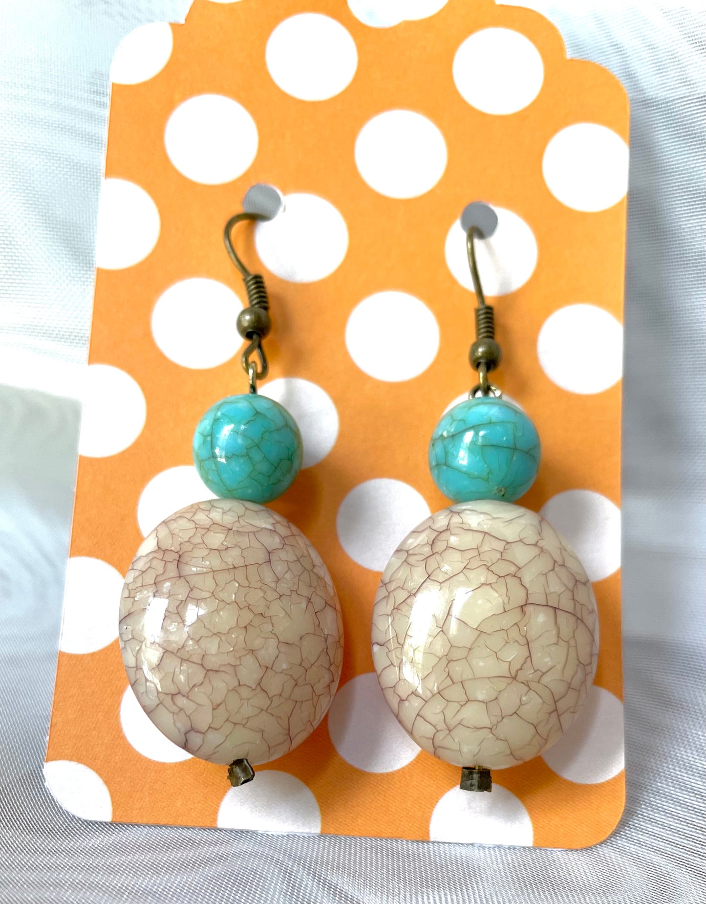 Turquoise & Sandstone Dangles