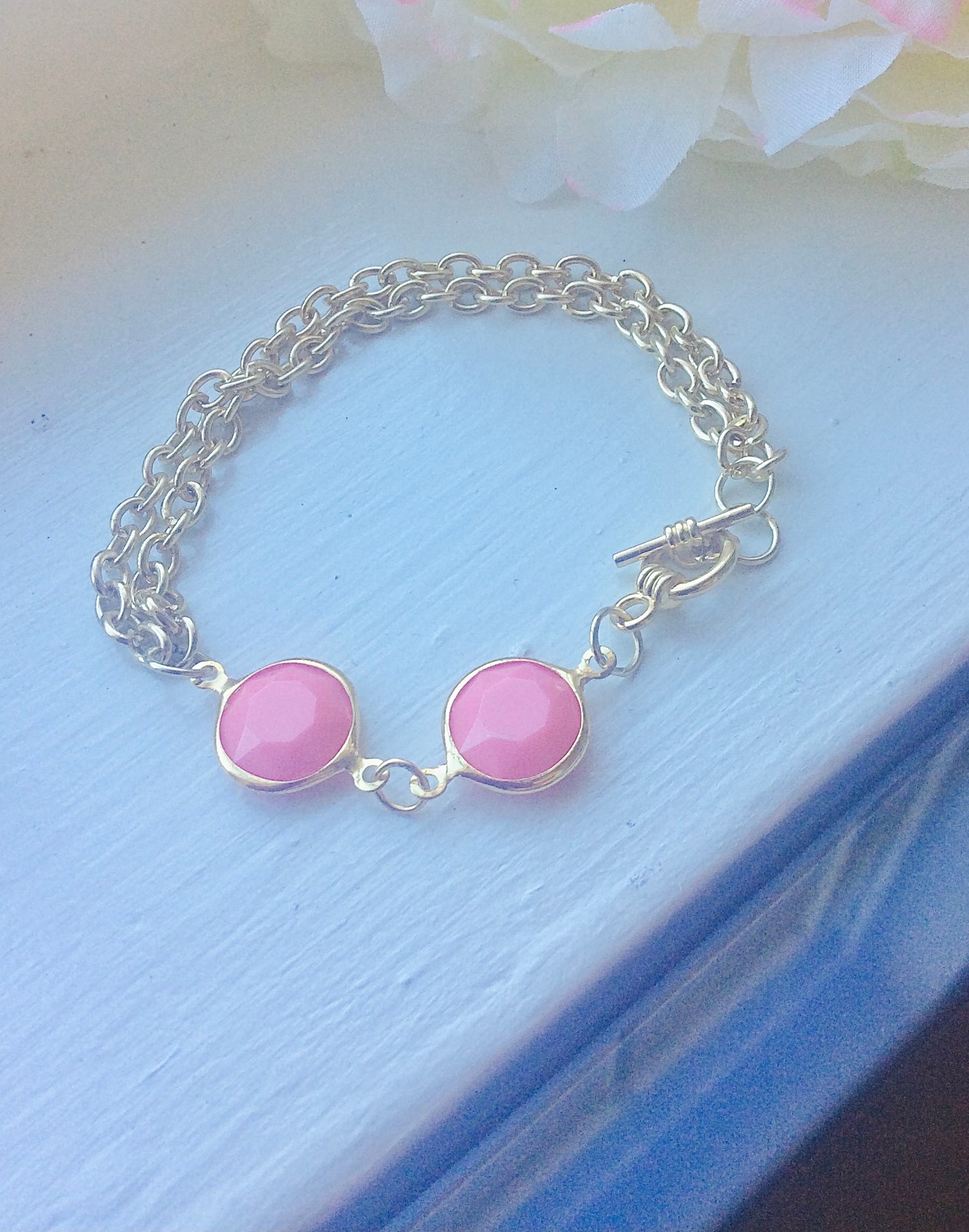 Double Soul Bracelet in Pink