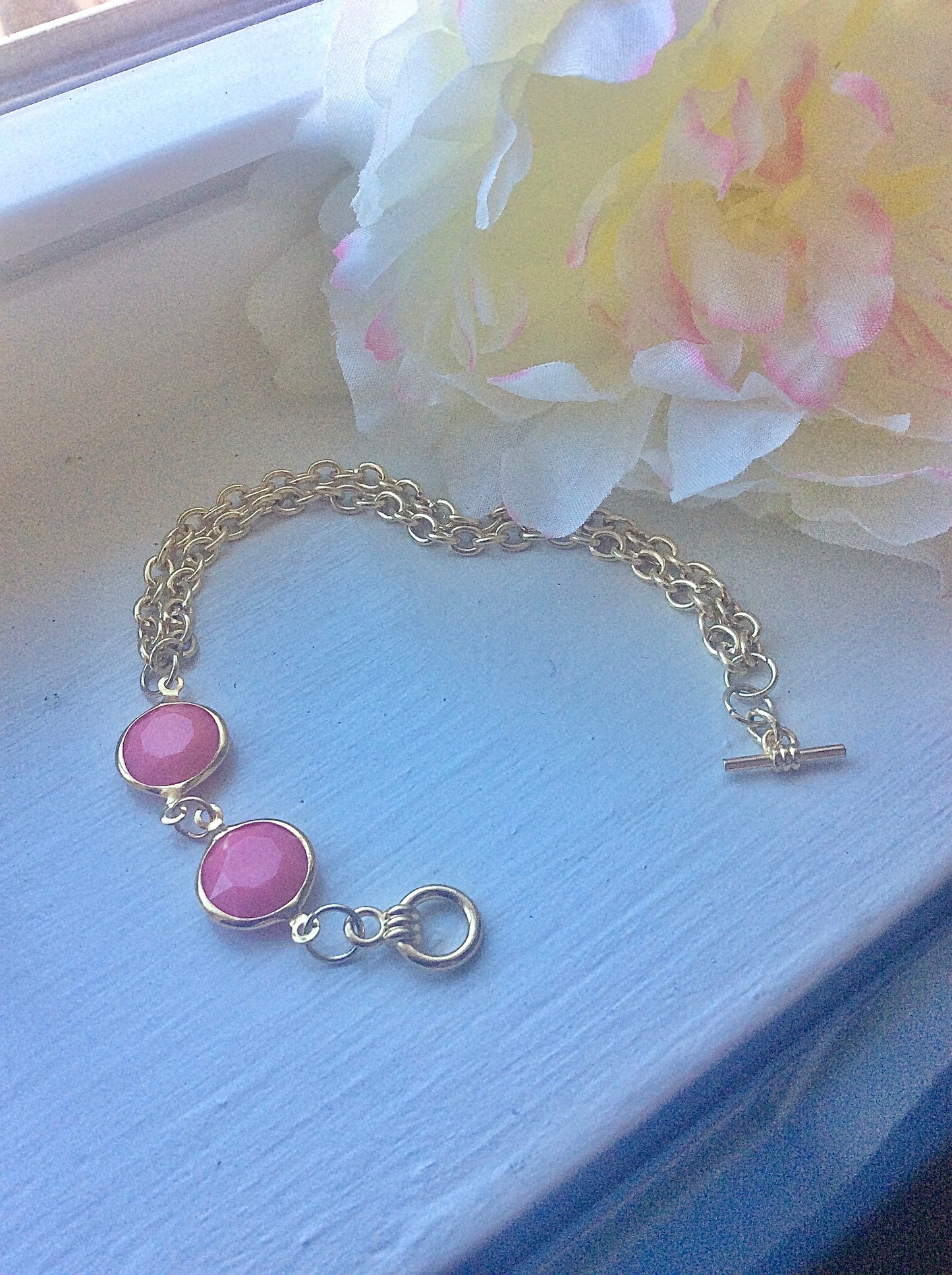 Double Soul Bracelet in Pink